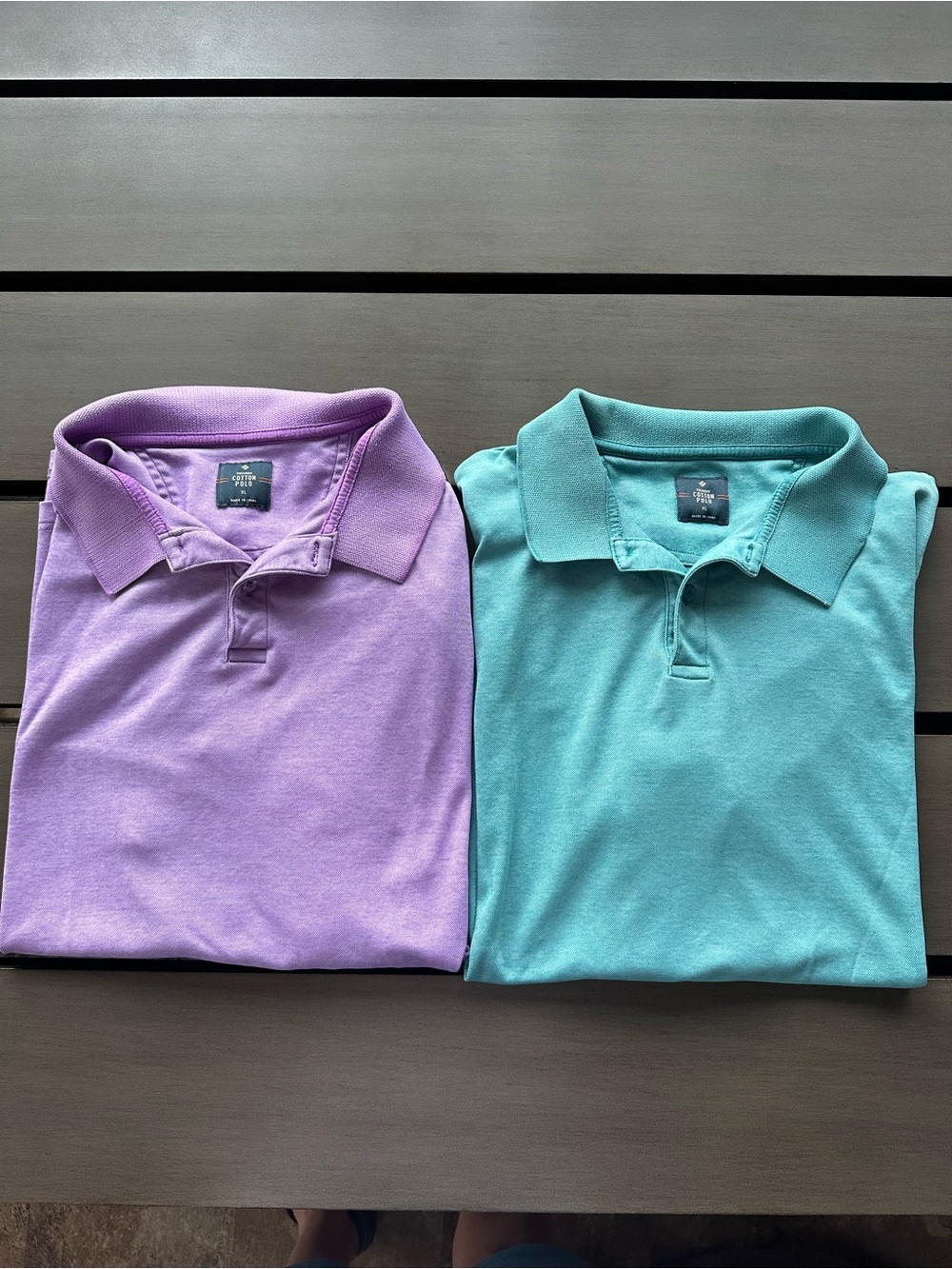Lot of 2 Polo Shirts, Men’s size XL